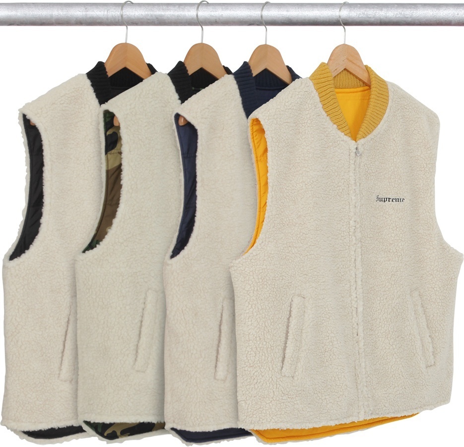 Sherpa Fleece Reversible Work Vest view 4